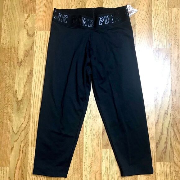 Women’s Cropped Athletic Leggings by Pink - Picture 1 of 5